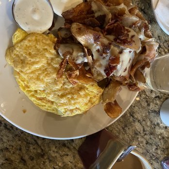 Baker's Crust - Breakfast omelette. Maryland crab omelette with tavern chips as we requested. Very tasty. - Breakfast & Brunch Near Me - Chesapeake, Virginia Baker's Crust - Breakfast omelette. Maryland crab omelette with tavern chips as we requested. Very tasty. - Breakfast & Brunch Near Me - Chesapeake, Virginia