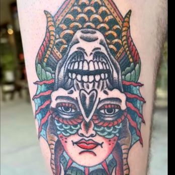 The Tattoo Room - Traditional two faced tattoo by Vinh - Tattoo Near Me - Simi Valley, California The Tattoo Room - Traditional two faced tattoo by Vinh - Tattoo Near Me - Simi Valley, California