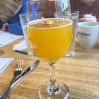 Silver Diner - Passion Fruit Mimosa - New American Near Me - Arlington, Virginia