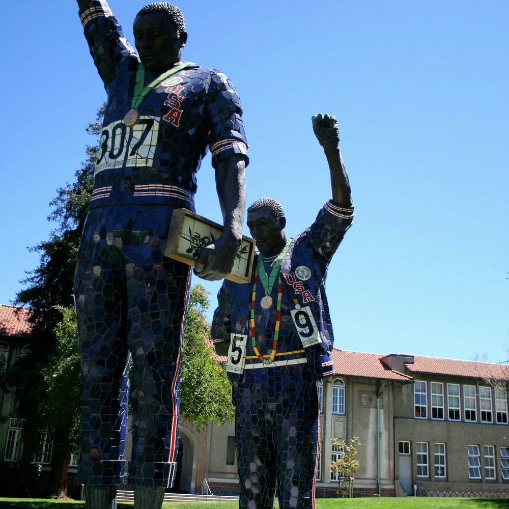 Olympic Black Power Statue - Black Power Statue - Landmarks & Historical Buildings Near Me - San Jose, California Olympic Black Power Statue - Black Power Statue - Landmarks & Historical Buildings Near Me - San Jose, California