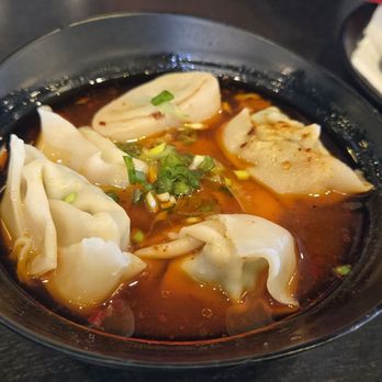 Dough Zone Dumpling House - San Jose - Boiled chicken & veggie wonton in hot & sour sauce - Noodles Near Me - San Jose, California Dough Zone Dumpling House - San Jose - Boiled chicken & veggie wonton in hot & sour sauce - Noodles Near Me - San Jose, California