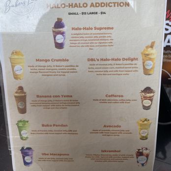 D Baker's Lab by AnJ - Menu (halo halo) - Filipino Near Me - Panorama City, California D Baker's Lab by AnJ - Menu (halo halo) - Filipino Near Me - Panorama City, California