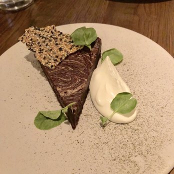 Aba - Double chocolate tart - Mediterranean Near Me - Chicago, Illinois Aba - Double chocolate tart - Mediterranean Near Me - Chicago, Illinois