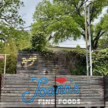 Joann’s Fine Foods - Parking area sign - Diners Near Me - Austin, Texas Joann’s Fine Foods - Parking area sign - Diners Near Me - Austin, Texas