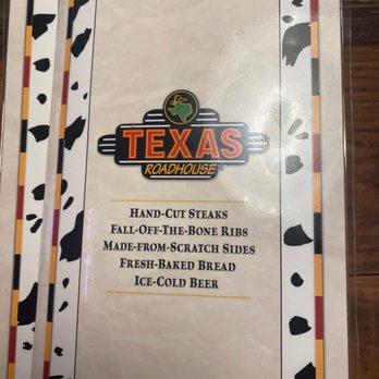 Texas Roadhouse - Cover of the me u - Barbeque Near Me - Shakopee, Minnesota Texas Roadhouse - Cover of the me u - Barbeque Near Me - Shakopee, Minnesota