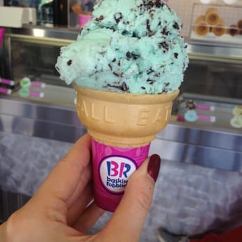 Baskin-Robbins - Mint chip ice cream cone is the bestest! :) - Ice Cream & Frozen Yogurt Near Me - Canoga Park, California Baskin-Robbins - Mint chip ice cream cone is the bestest! :) - Ice Cream & Frozen Yogurt Near Me - Canoga Park, California