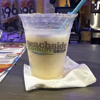 Crabby's Bar & Grill - Perfect Pina Colada - Seafood Near Me - Clearwater Beach, Florida