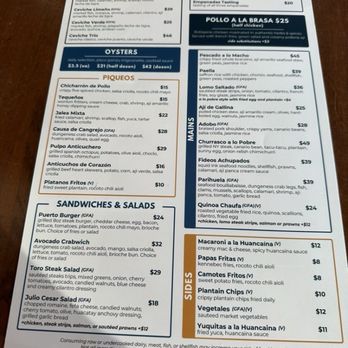Puerto 27 Peruvian Kitchen & Pisco Bar - Menu - Peruvian Near Me - Pacifica, California Puerto 27 Peruvian Kitchen & Pisco Bar - Menu - Peruvian Near Me - Pacifica, California