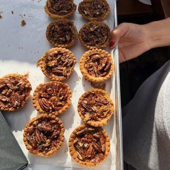 Comery Block Barbecue - Bite size pecan pies - Barbeque Near Me - Calgary, Alberta Comery Block Barbecue - Bite size pecan pies - Barbeque Near Me - Calgary, Alberta