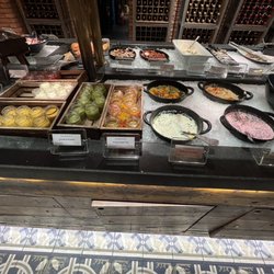 Fazenda - Salad bar: sauces, beetroot tzatziki, hummus, guac etc