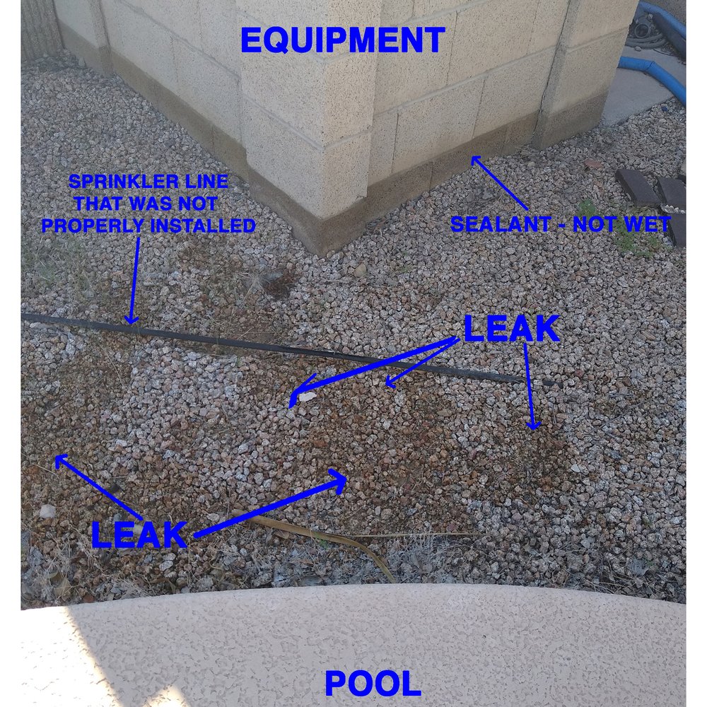 Moore's Pool Service - location of the leak - Pool Cleaners Near Me - Scottsdale, Arizona Moore's Pool Service - location of the leak - Pool Cleaners Near Me - Scottsdale, Arizona