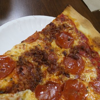 The Pizza Stop - Thin Pepperoni Bacon - Pizza Near Me - Rochester, New York
