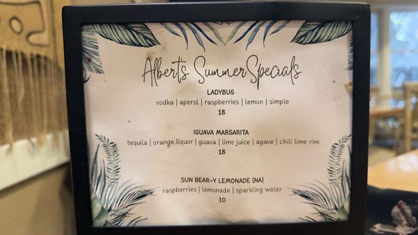 Menu photo 8 Albert's Restaurant San Diego, CA Menu photo 8 Albert's Restaurant San Diego, CA