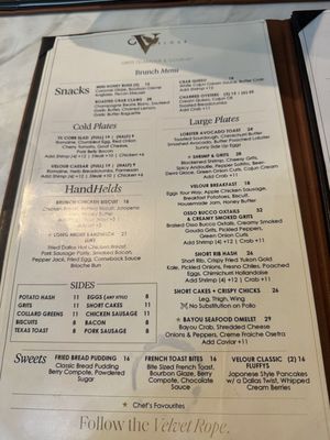 Menu photo 2 Velour Dallas, TX Menu photo 2 Velour Dallas, TX