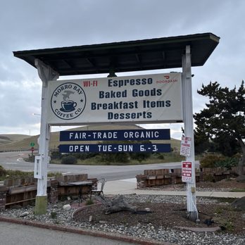 Morro Bay Coffee Co - The Sign Outside of the Store - Coffee & Tea Near Me - Morro Bay, California Morro Bay Coffee Co - The Sign Outside of the Store - Coffee & Tea Near Me - Morro Bay, California
