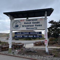 Morro Bay Coffee Co - The Sign Outside of the Store