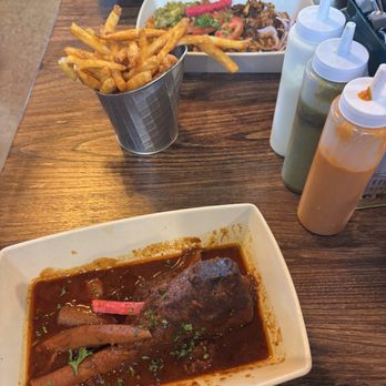 Mazra - 6-HOUR LAMB SHANK - Middle Eastern Near Me - San Bruno, California Mazra - 6-HOUR LAMB SHANK - Middle Eastern Near Me - San Bruno, California