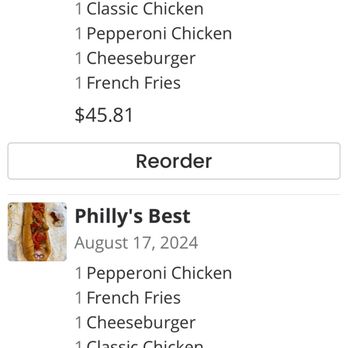 Philly's Best Cheesesteaks - Proof of both orders. Lied and stole $50 from me. - Cheesesteaks Near Me - Orange, California Philly's Best Cheesesteaks - Proof of both orders. Lied and stole $50 from me. - Cheesesteaks Near Me - Orange, California