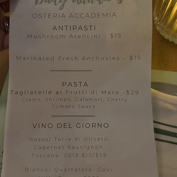 Osteria Accademia - Daily additions - Italian Near Me - New York, New York Osteria Accademia - Daily additions - Italian Near Me - New York, New York