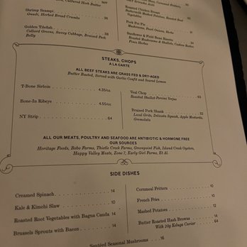 Gage & Tollner - Menu March 2022 - American Near Me - Brooklyn, New York Gage & Tollner - Menu March 2022 - American Near Me - Brooklyn, New York