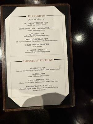 Menu photo 8 Million Dollar Cowboy Steakhouse Jackson, WY