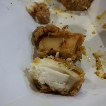 Buffalo Wild Wings - This is from the same basket of boneless wings. The top one is old, like from lunchtime and possibly refried. - Chicken Wings Near Me - Culpeper, Virginia Buffalo Wild Wings - This is from the same basket of boneless wings. The top one is old, like from lunchtime and possibly refried. - Chicken Wings Near Me - Culpeper, Virginia