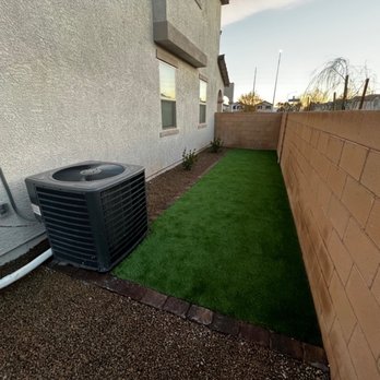Keny’s Landscaping - an air conditioner outside a house - Landscaping Near Me - Las Vegas, Nevada