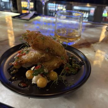 Did It My Way - Stuffed squash blossom - chef special. Not on the menu, but absolutely amazing. - Cigar Bars Near Me - Detroit, Michigan