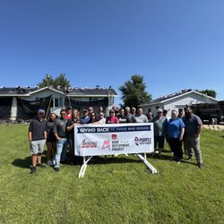 Advantage Construction - 2025 Free roof replacement for a Veteran in Cambridge MN.