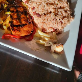 Sally’s Restaurant - Salmon rice & peas - Caribbean Near Me - New York, New York Sally’s Restaurant - Salmon rice & peas - Caribbean Near Me - New York, New York