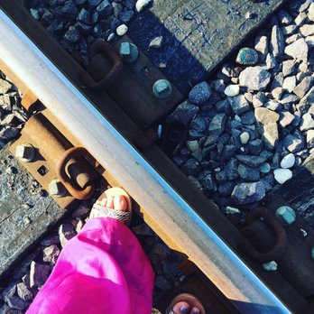Edison Park Metra Station - Can you find this rock? It is near this station.  There is a hashtag on it find, post to instagram and use the hashtag! - Train Stations Near Me - Chicago, Illinois