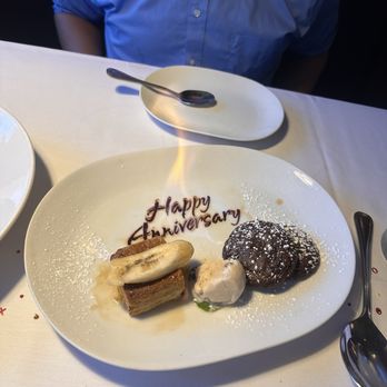Eddie V's Prime Seafood - Celebration Dessert - Seafood Near Me - Fort Worth, Texas
