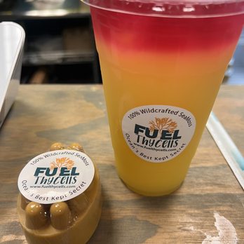 Fuelthycells Seamoss - Trying the turmeric soap ! - Juice Bars & Smoothies Near Me - San Diego, California