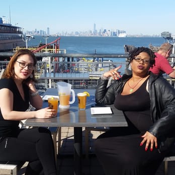 River Dock Cafe - Me and my sis at River Doc Cafe - Seafood Near Me - Staten Island, New York River Dock Cafe - Me and my sis at River Doc Cafe - Seafood Near Me - Staten Island, New York