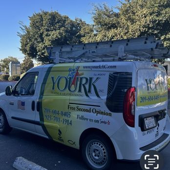 Yourk Heating and Air Conditioning - Service van - Heating & Air Conditioning/HVAC Near Me - Modesto, California Yourk Heating and Air Conditioning - Service van - Heating & Air Conditioning/HVAC Near Me - Modesto, California