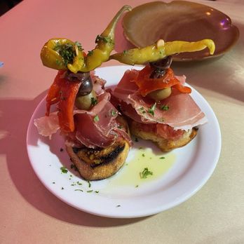 Triana - Pan con Tomate (grilled bread, muddled tomatoes, olive oil, garlic) - Tapas/Small Plates Near Me - Albuquerque, New Mexico