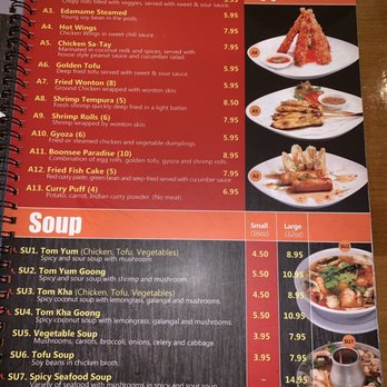 Boonsee Thai Kitchen - Norco - Menu - Thai Near Me - Norco, California