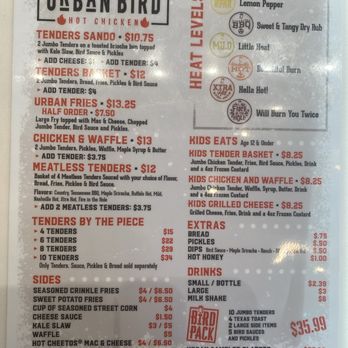 Urban Bird Hot Chicken - Chicken Shop Near Me - Richmond, Texas Urban Bird Hot Chicken - Chicken Shop Near Me - Richmond, Texas