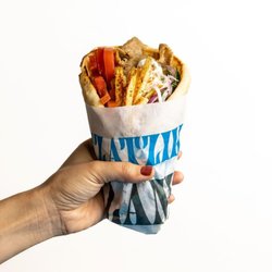 Nick The Greek  - Gyros is derived from the Greek word gheereezo, meaning to turn, referring to the rotating vertical spit on which the meat is cooked.