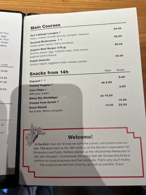 Menu photo 4 Karl der Grosse Zürich, ZH