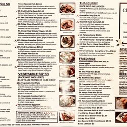 Menu as of July 2026 (p. 2 of 5)