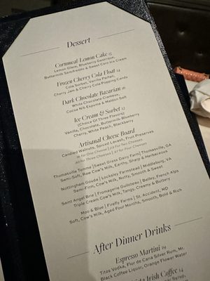 Menu photo 2 1789 Restaurant Washington, DC, DC Menu photo 2 1789 Restaurant Washington, DC, DC