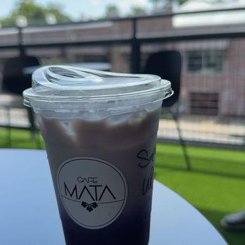 Cafe Mata - Ube latte - Coffee & Tea Near Me - Wilmington, North Carolina