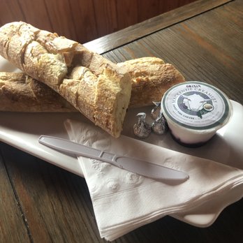 Stone Mountain Vineyards - Hot baguette and the habanero/berry goat cheese, it wasn't hot at all but sweet and delicious. - Wineries Near Me - Dyke, Virginia