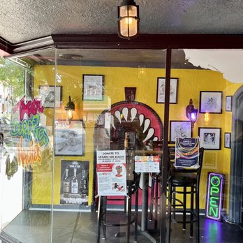 Terror Tacos - Raised table in the window dining area. - Tacos Near Me - St. Louis, Missouri Terror Tacos - Raised table in the window dining area. - Tacos Near Me - St. Louis, Missouri