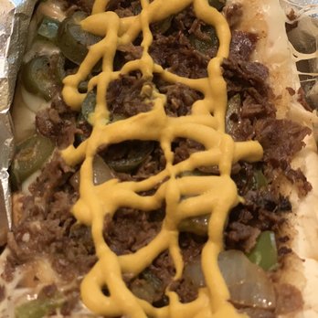 Tastee Buddies - Philly cheesesteak w/mustard, onions, jalapeños, bell peppers and provolone cheese - Cheesesteaks Near Me - Katy, Texas