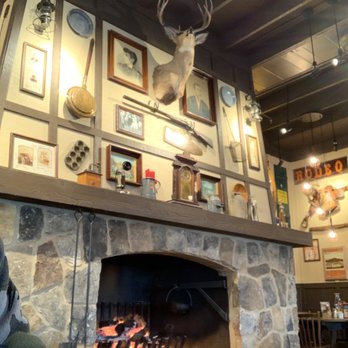 Cracker Barrel Old Country Store - Cozy fireplace view while you dine - American Near Me - Rockwall, Texas