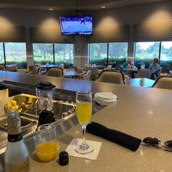 Inside view... overlooking the golf course