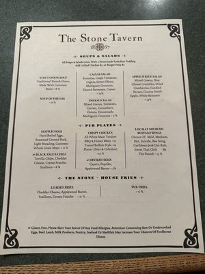 Menu photo 5 The Stone Tavern West Chester, PA Menu photo 5 The Stone Tavern West Chester, PA