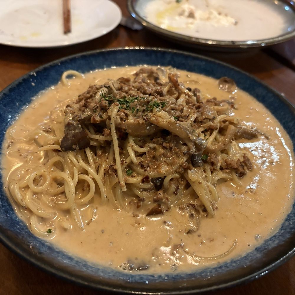 Wasuta Pasta - Nightly special spaghetti Gorgonzola bolognese - Japanese Near Me - Richmond, British Columbia Wasuta Pasta - Nightly special spaghetti Gorgonzola bolognese - Japanese Near Me - Richmond, British Columbia